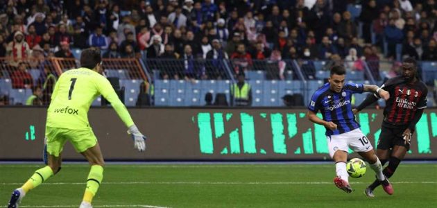 للمرة الأولى بين القطبين.. إنتر بطلا للسوبر الإيطالي بثلاثية في ميلان