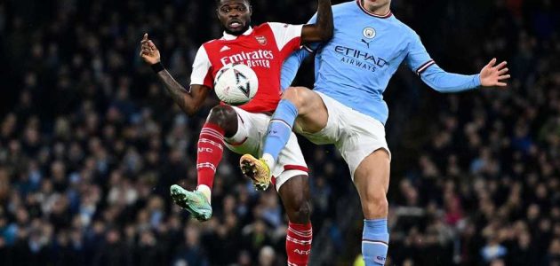 بارتي يغيب عن أرسنال أمام مانشستر سيتي