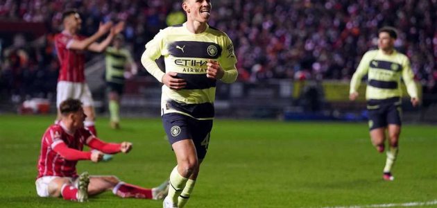 مانشستر سيتي إلى ربع نهائي كأس الاتحاد بثلاثية ضد بريستول